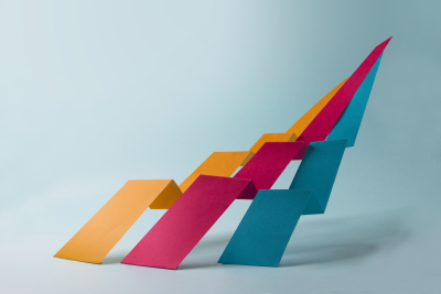 An image of a line graph ever increasing