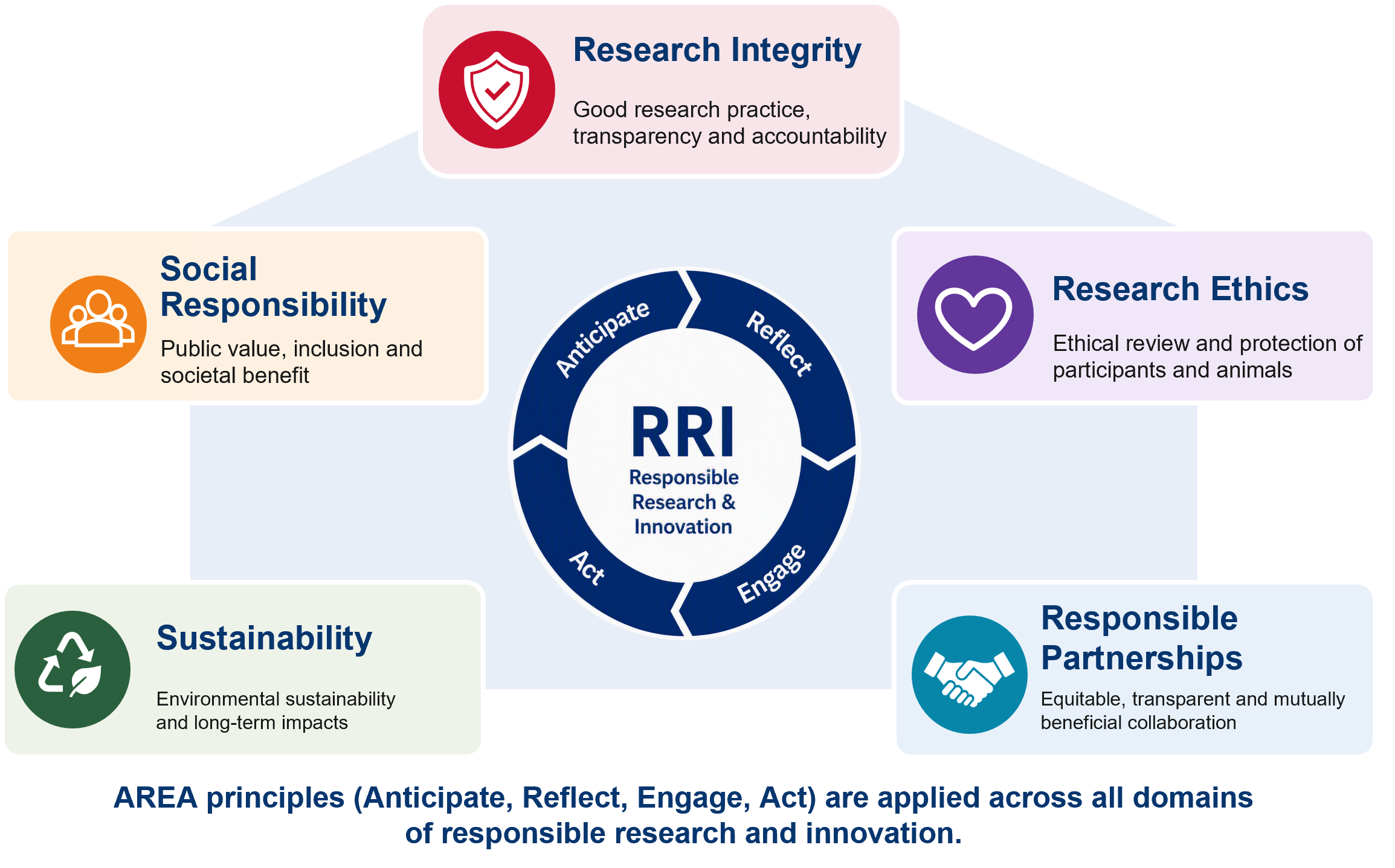 Responsible research and innovation cycle  of approach to conducting research